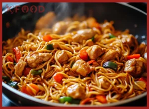 Makaron chow mein z kurczakiem 5